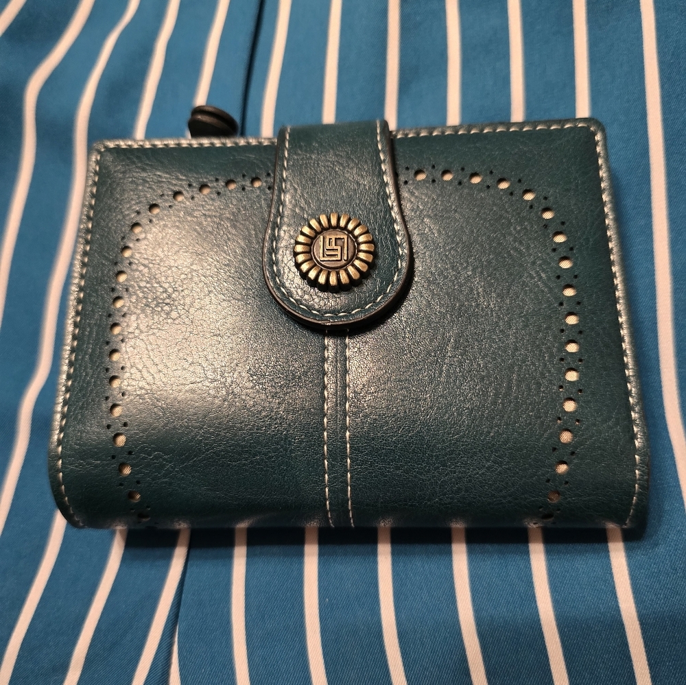 Beautiful Dark Turquoise RFID Wallet